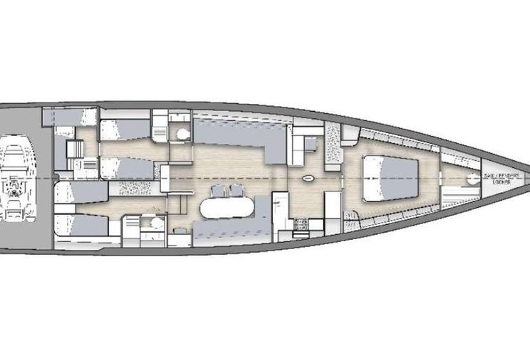 Layout for YUME YYacht Y7 - layout