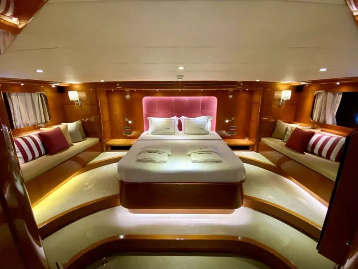 CANARIA Custom 37m - master cabin wide view CANARIA Custom 37m - master cabin wide view