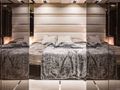 GIGRECA Admiral Silent 76 - master cabin bed GIGRECA Admiral Silent 76 - master cabin bed