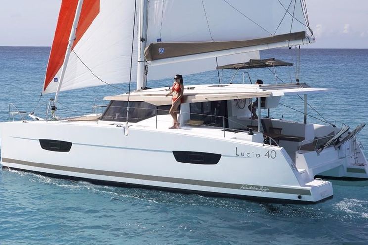 Charter Yacht FROM THE FIELDS - Fountaine Pajot Lucia 40 - 4 Cabins - BVI - Tortola