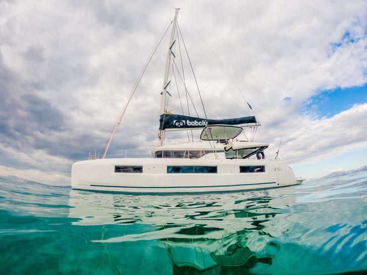 BABALU 51 Lagoon 51 - side profile BABALU 51 Lagoon 51 - side profile