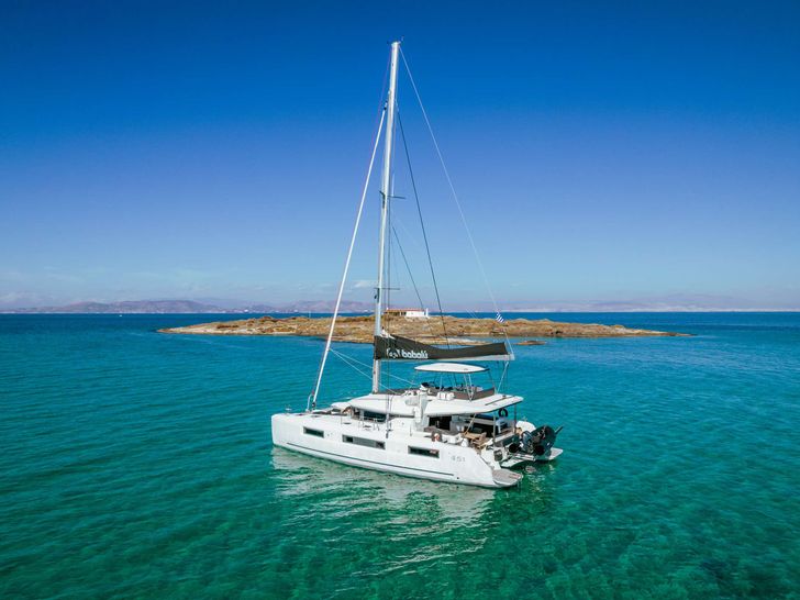 BABALU 51 Lagoon 51 - aerial aft shot BABALU 51 Lagoon 51 - aerial aft shot