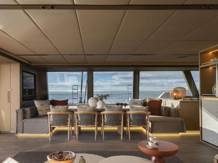 OTOCTONE Sunreef 80 - indoor dining area OTOCTONE Sunreef 80 - indoor dining area