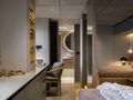 OTOCTONE Sunreef 80 - master cabin bed and working area OTOCTONE Sunreef 80 - master cabin bed and working area
