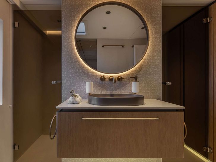 OTOCTONE Sunreef 80 - master cabin bathroom OTOCTONE Sunreef 80 - master cabin bathroom