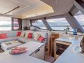 LIQUID SKY Fountaine Pajot Alegria 67 saloon and galley