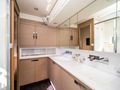 LIQUID SKY Fountaine Pajot Alegria 67 - master cabin bathroom LIQUID SKY Fountaine Pajot Alegria 67 - master cabin bathroom
