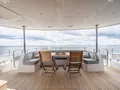 QUANTUM Sunseeker 92 - flybridge dining QUANTUM Sunseeker 92 - flybridge dining