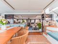 THE BLUE DREAM Fountaine Pajot 67 - aft deck THE BLUE DREAM Fountaine Pajot 67 - aft deck
