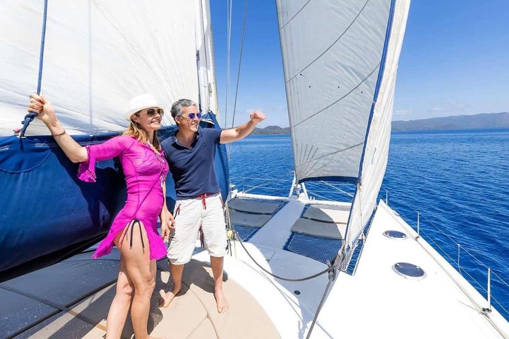 Charter Yacht ZORBA CAT - Fountaine Pajot Eleuthera 60 - 4 Cabins - Aegina - Poros - Saronic Islands - Greece