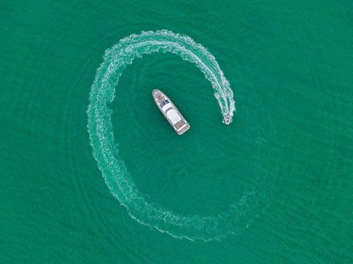 GEISHA Azimut 60 Fly - top drone shot GEISHA Azimut 60 Fly - top drone shot