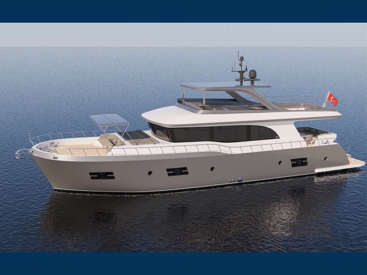 LAVIN Custom Motor Yacht 26m side profile