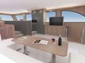 LAVIN Custom Motor Yacht 26m indoor dining area