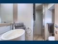 KIMON Ferretti 620 master cabin bathroom lavatory