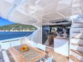 KIMON Ferretti 620 - aft deck KIMON Ferretti 620 - aft deck