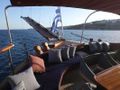 SEATZEN Custom Sailing Yacht 22m aft deck seating area