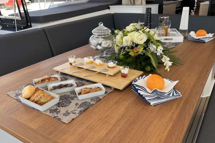 Charter Yacht THREE DEE - Fountaine Pajot Aura 51 - 5 Cabins - Athens - Mykonos - Paros - Cyclades - Greece