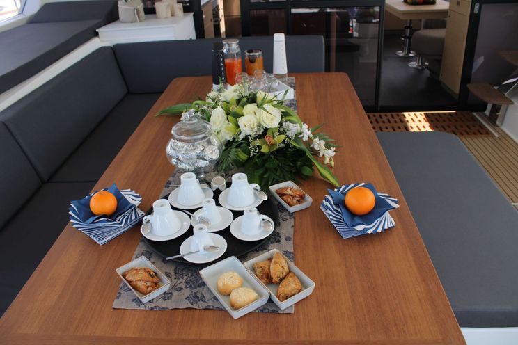 Charter Yacht THREE DEE - Fountaine Pajot Aura 51 - 5 Cabins - Athens - Mykonos - Paros - Cyclades - Greece