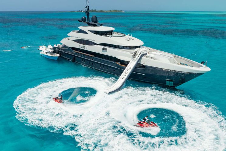 Charter Yacht SOUTH - Heesen 55m - 6 Cabins - Nassau - Exumas - Bahamas
