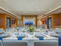 SOUTH Heesen 55m indoor dining area SOUTH Heesen 55m indoor dining area
