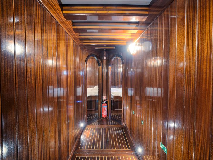THALASSA Custom Gulet 36m - interior hallway THALASSA Custom Gulet 36m - interior hallway