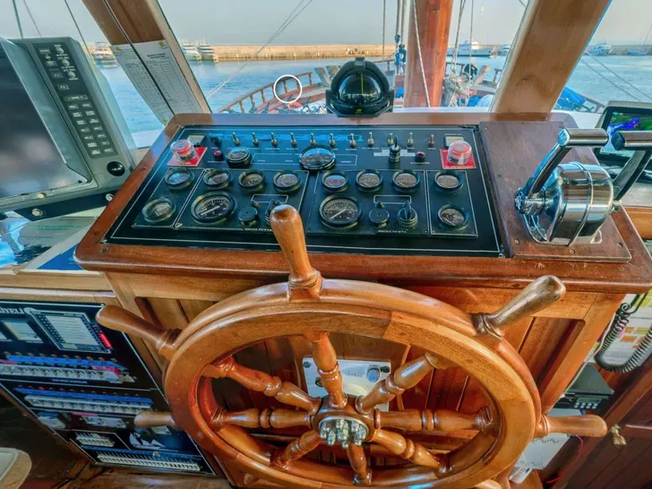 THALASSA Custom Gulet 36m - cockpit THALASSA Custom Gulet 36m - cockpit