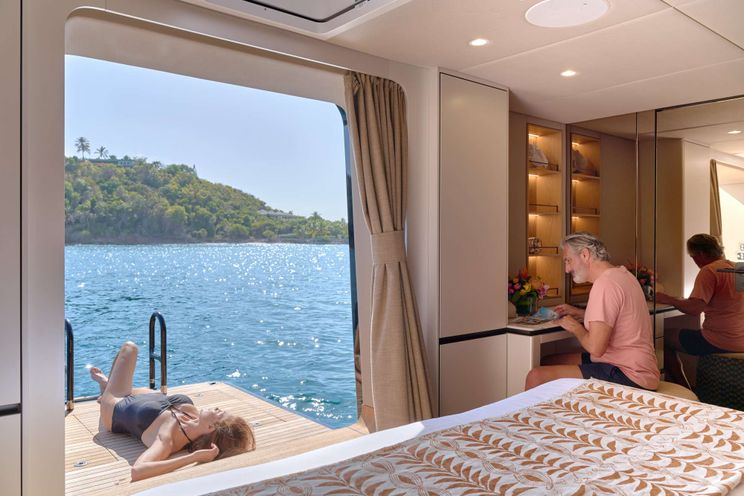 Charter Yacht THE IDLER - Sunreef Eco 80 - 4 Cabins - Porto Cervo - La Maddalena - Sardinia - Italy