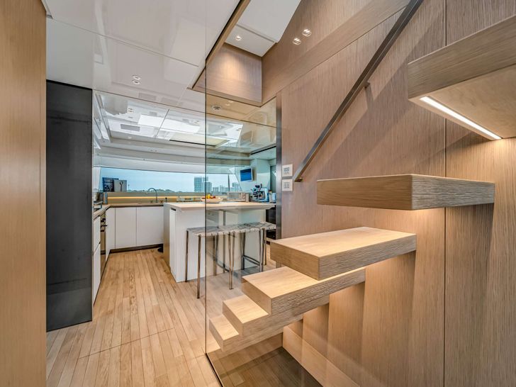 MAVE Sanlorenzo SX88 - galley entrance MAVE Sanlorenzo SX88 - galley entrance