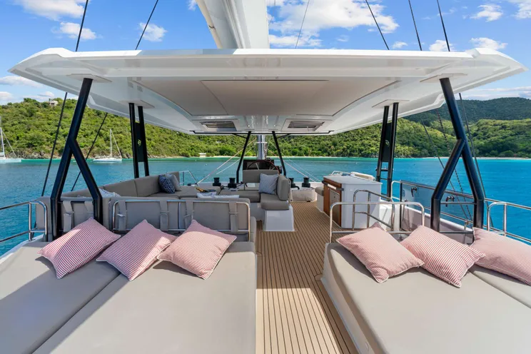 Charter Yacht HOURGLASS - Fountaine Pajot Samana 59 - 4 Cabins - Tortola - Anegada - Virgin Gorda - BVI - Caribbean