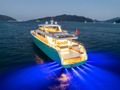 DEEP WATER Custom 39m - aft shot at night DEEP WATER Custom 39m - aft shot at night