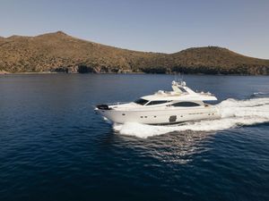 LIDIA - Ferretti 830 - 4 Cabins - Athens - Mykonos - Paros - Cyclades - Aegean - Greece LIDIA - Ferretti 830 - 4 Cabins - Athens - Mykonos - Paros - Cyclades - Aegean - Greece