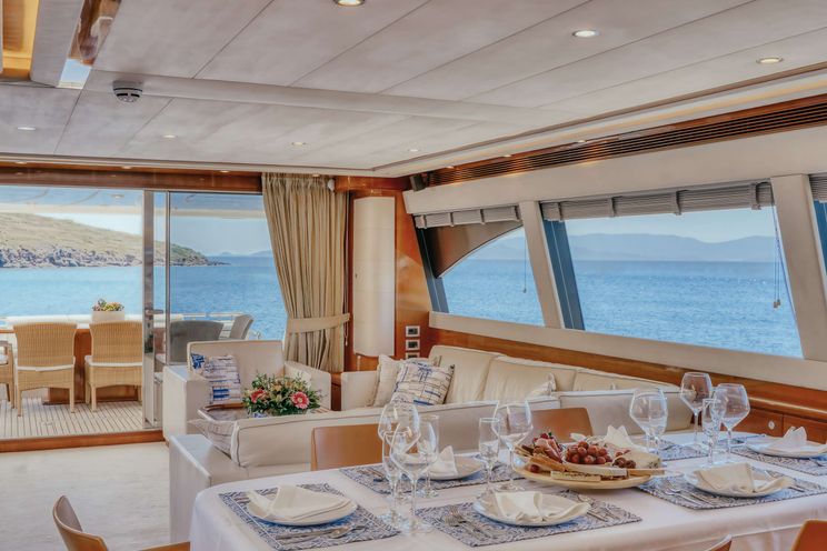 Charter Yacht LIDIA - Ferretti 830 - 4 Cabins - Athens - Mykonos - Paros - Cyclades - Aegean - Greece
