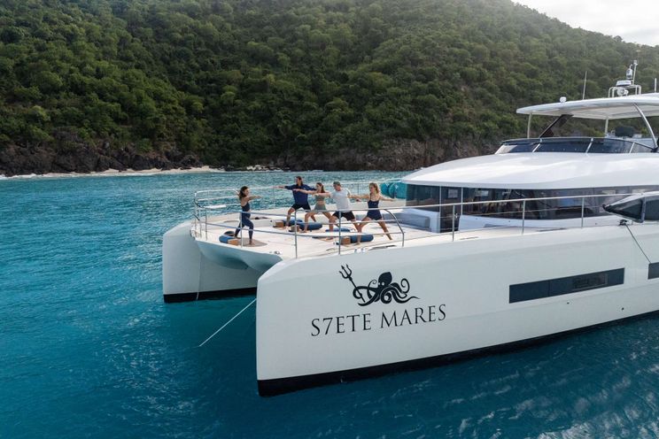 Charter Yacht SIETE MARES - Lagoon Seventy 8 - 4 Cabins - Tortola - Anegada - Virgin Gorda - British Virgin Islands