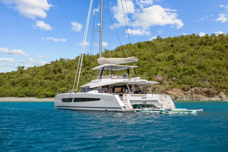 Charter Yacht PLUS 10 - Fountaine Pajot Samana 59 - 4 Cabins - St Thomas - Tortola - Anegada - Virgin Gorda - BVI - Caribbean