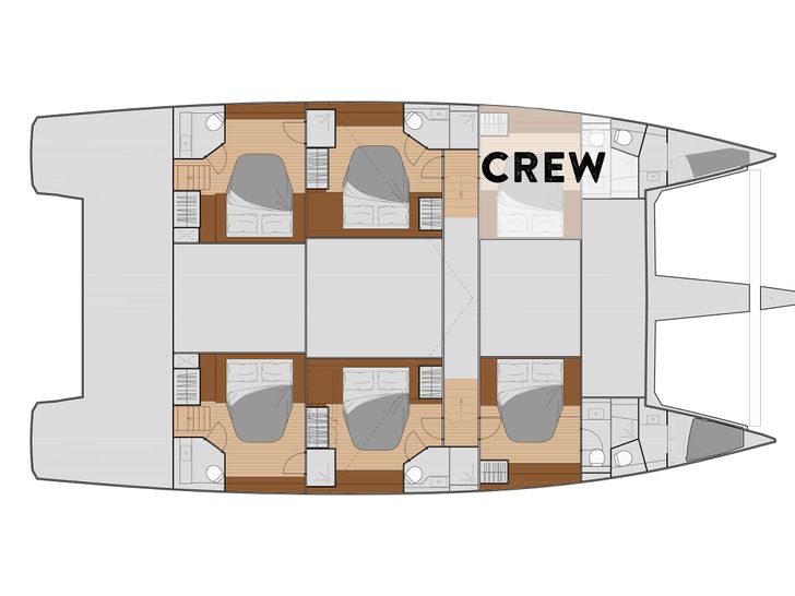PLUS 10 - Fountaine Pajot Samana 59 - Yacht layout PLUS 10 - Fountaine Pajot Samana 59 - Yacht layout