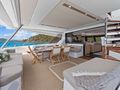 PLUS 10 - Fountaine Pajot Samana 59 - Aft Deck PLUS 10 - Fountaine Pajot Samana 59 - Aft Deck