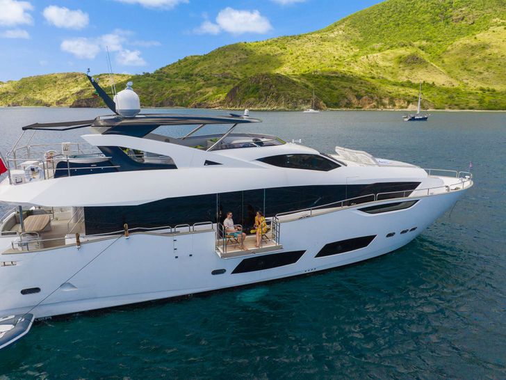 ACCIDENTAL SUCCESS II Sunseeker 95 - side profile ACCIDENTAL SUCCESS II Sunseeker 95 - side profile