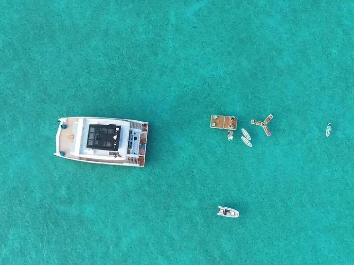 MARIA THERESE Sunreef Supreme 68 - Top Aerial Shot MARIA THERESE Sunreef Supreme 68 - Top Aerial Shot