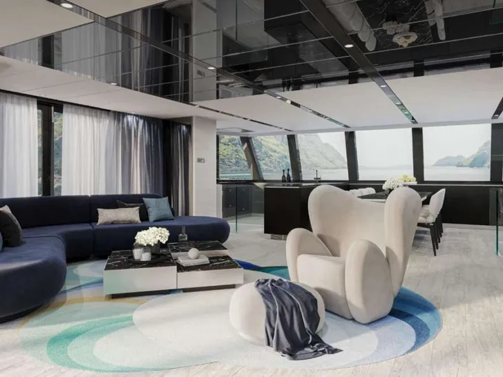 MARIA THERESE Sunreef Supreme 68 - Saloon Wide Shot MARIA THERESE Sunreef Supreme 68 - Saloon Wide Shot