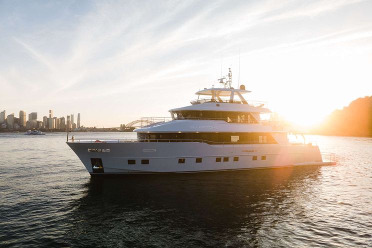 Charter Yacht BLUESTONE - Gulf Craft Majesty Nomad 101 - 5 Cabins - Gold Coast - Whitsunday Islands - Sydney - Australia