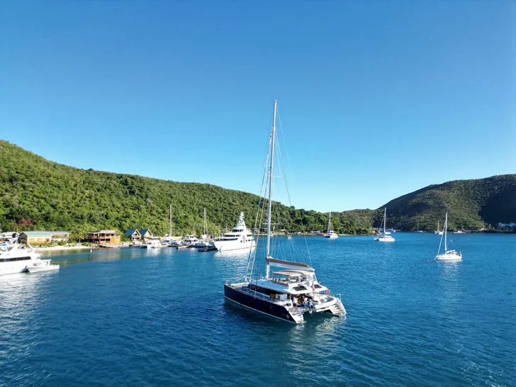 ANDROMEDA Lagoon 620 - anchored at the marina ANDROMEDA Lagoon 620 - anchored at the marina