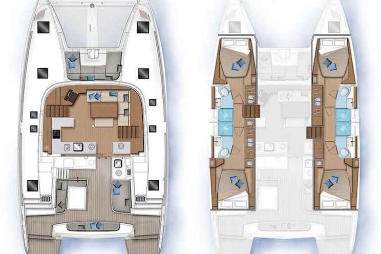 Layout for MONDANGO Lagoon 46 - layout