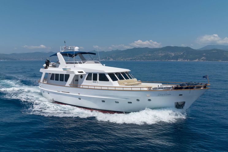 Charter Yacht LIBERTY OF LONDON - Custom Aluminum Cutter 24m - 4 Cabins - Piombino - Elba - Porto Azurro - Tuscany
