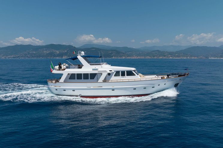 Charter Yacht LIBERTY OF LONDON - Custom Aluminum Cutter 24m - 4 Cabins - Piombino - Elba - Porto Azurro - Tuscany