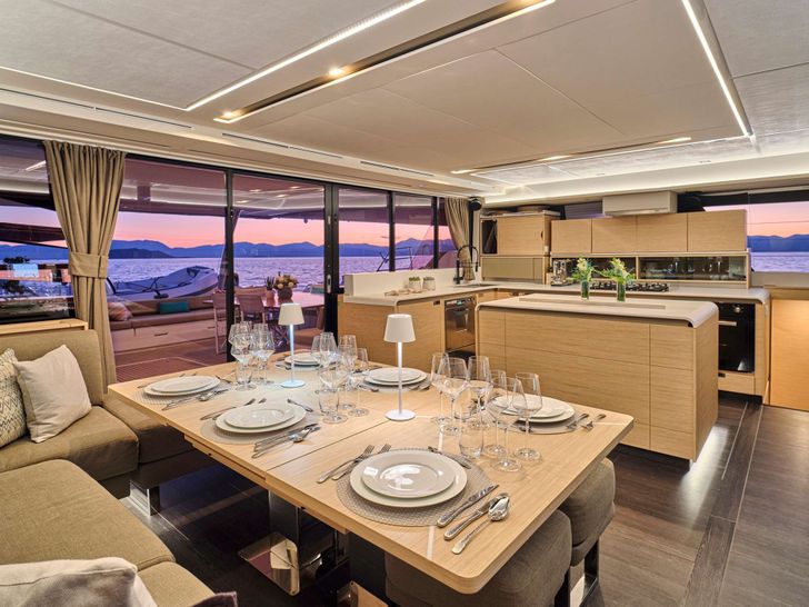 Salon and Galley Salon and Galley