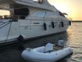 MINERVA Azimut 78 - anchored with the dinghy MINERVA Azimut 78 - anchored with the dinghy