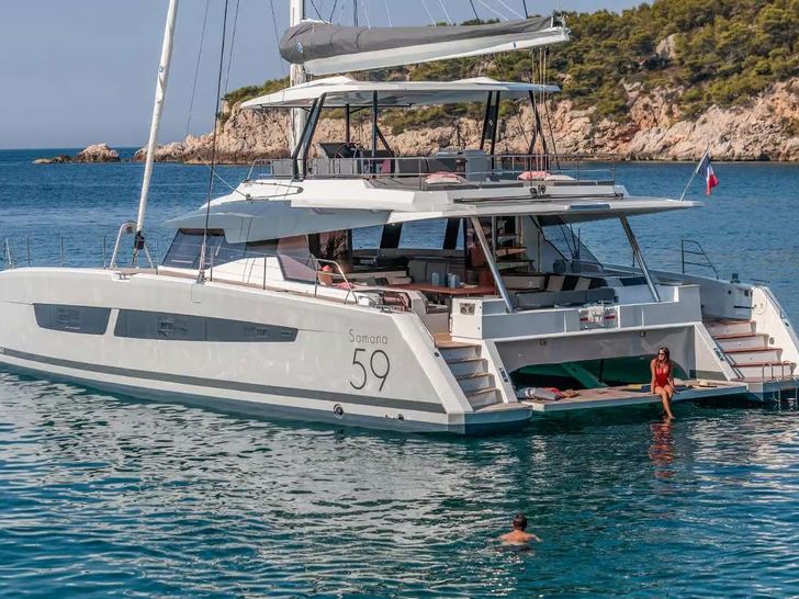 SAMANA 59 Fountaine Pajot - main profile SAMANA 59 Fountaine Pajot - main profile