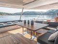 SAMANA 59 Fountaine Pajot - aft deck seating and dining area SAMANA 59 Fountaine Pajot - aft deck seating and dining area