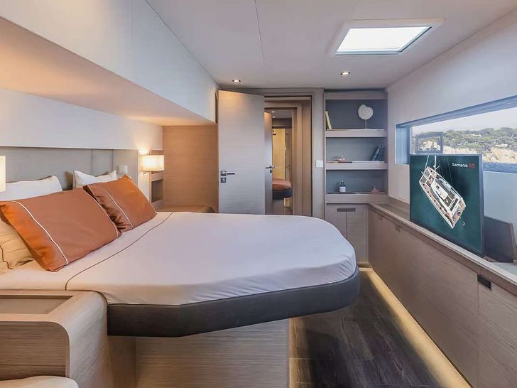 SAMANA 59 Fountaine Pajot - master cabin SAMANA 59 Fountaine Pajot - master cabin