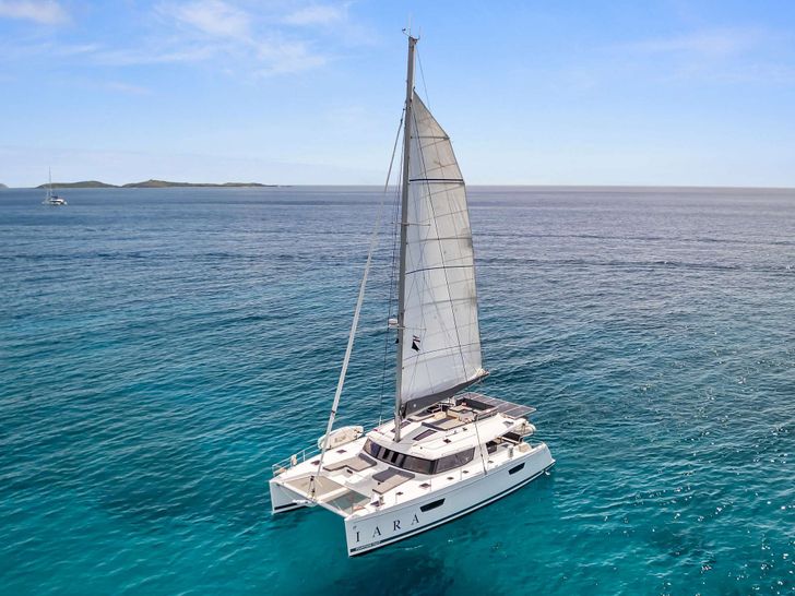 IARA Fountaine Pajot Saba 50 - aerial shot IARA Fountaine Pajot Saba 50 - aerial shot